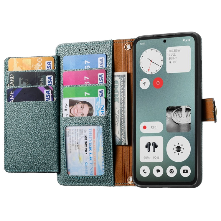 For Nothing CMF Phone 1 Love Zipper Lanyard Leather Phone Case