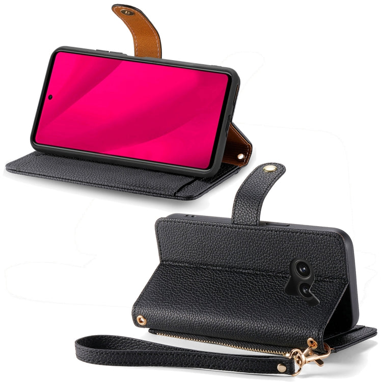 For Nothing Phone 2a Plus Love Zipper Lanyard Leather Phone Case