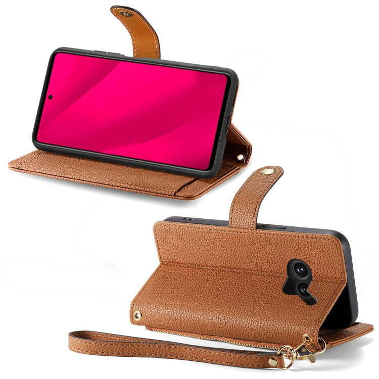 For Nothing Phone 2a Plus Love Zipper Lanyard Leather Phone Case