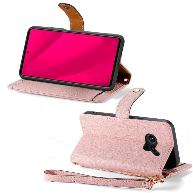 For Nothing Phone 2a Plus Love Zipper Lanyard Leather Phone Case