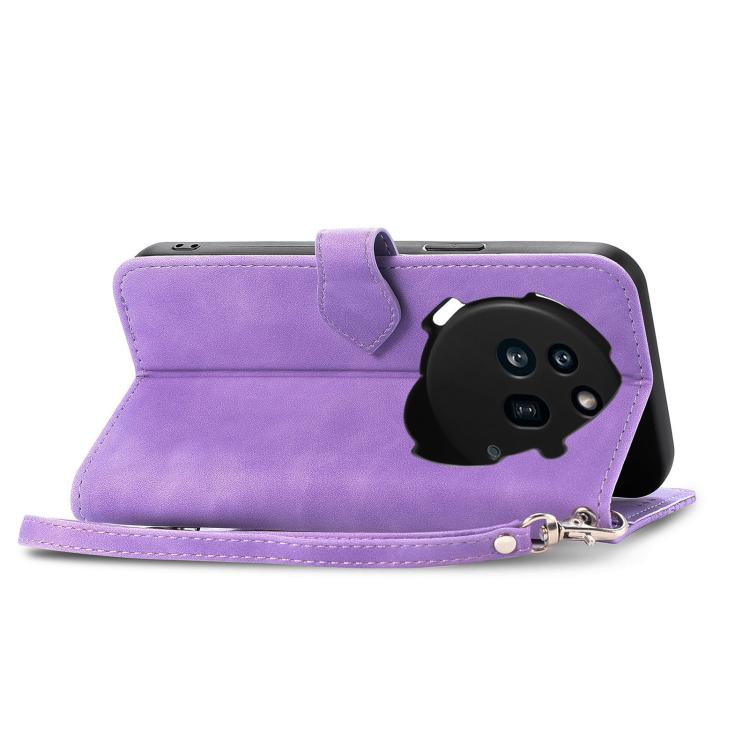 For Nothing Phone 3a Embossed Flower Zipper Leather Phone Case