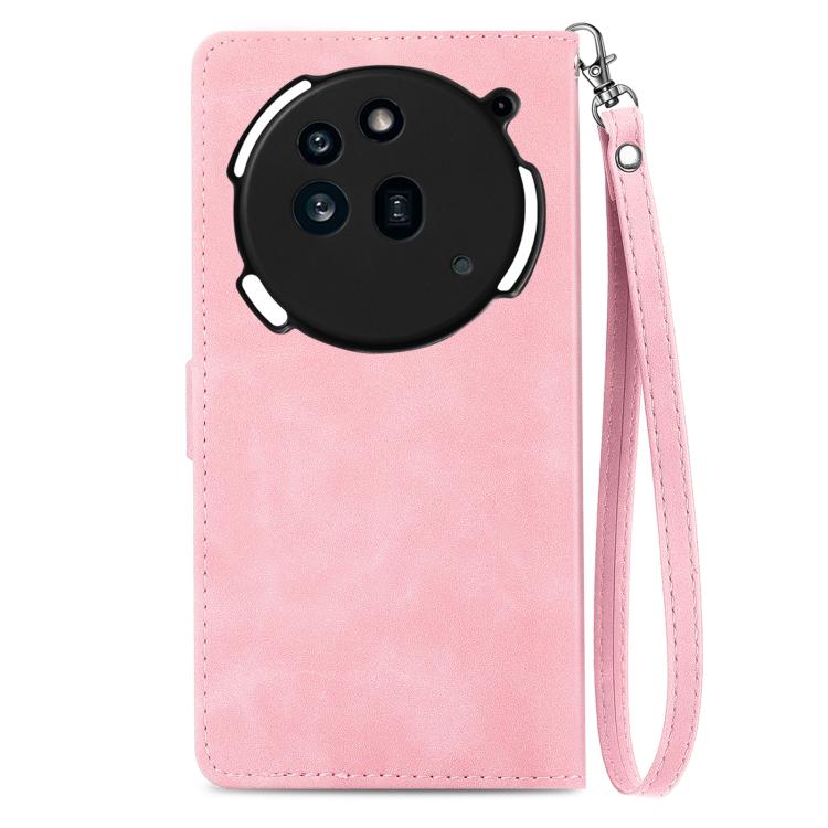 For Nothing Phone 3a Pro Embossed Flower Zipper Leather Phone Case