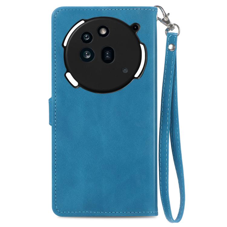 For Nothing Phone 3a Pro Embossed Flower Zipper Leather Phone Case