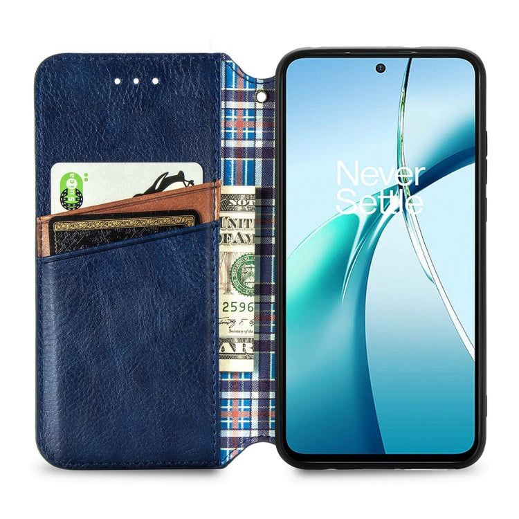 For Nothing Phone 2a Plus Cubic Grid Pressed Magnetic Leather Phone Case