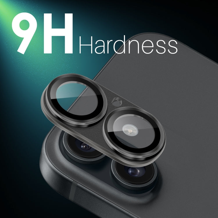 For iPhone 16 / 16 Plus NORTHJO Matte Camera Lens Protector Tempered Glass Rear Lens Film