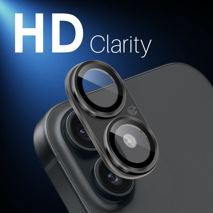 For iPhone 16 / 16 Plus NORTHJO Matte Camera Lens Protector Tempered Glass Rear Lens Film