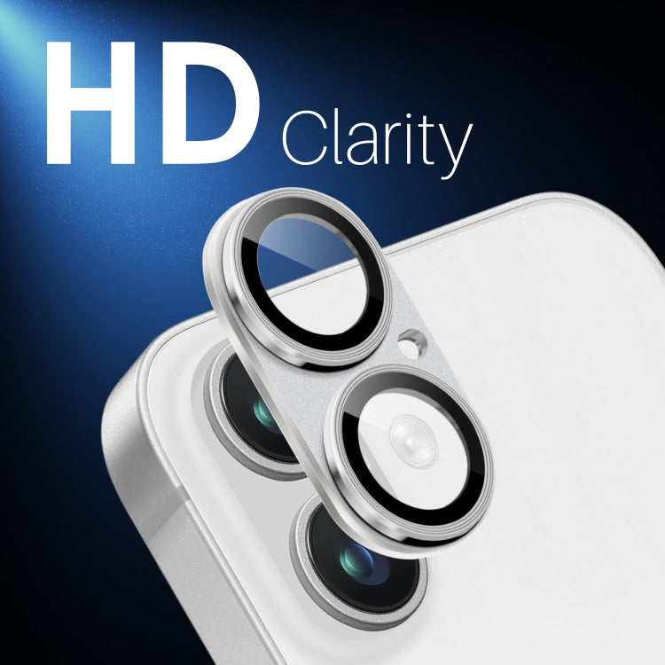 For iPhone 16 / 16 Plus NORTHJO Matte Camera Lens Protector Tempered Glass Rear Lens Film