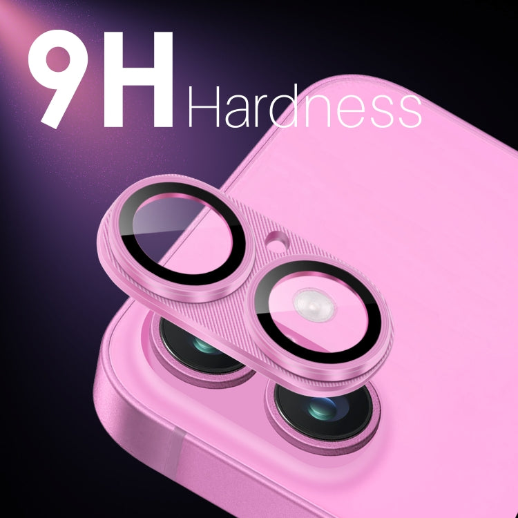 For iPhone 16 / 16 Plus NORTHJO CD Vein Camera Lens Protector Tempered Glass Rear Lens Film