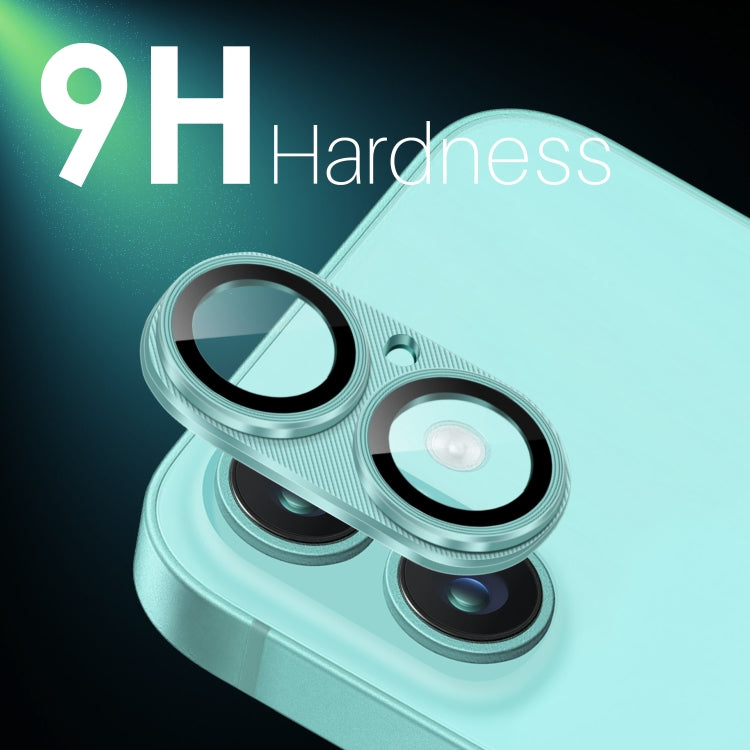 For iPhone 16 / 16 Plus NORTHJO CD Vein Camera Lens Protector Tempered Glass Rear Lens Film