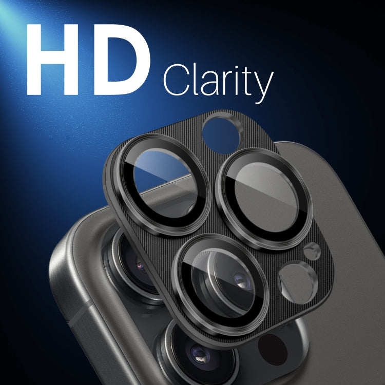 For iPhone 16 Pro / 16 Pro Max NORTHJO CD Vein Camera Lens Protector Tempered Glass Rear Lens Film