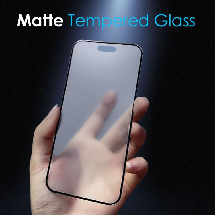 For iPhone 17 Pro NORTHJO Matte Silkscreen Anti-Fingerprint Tempered Glass Film