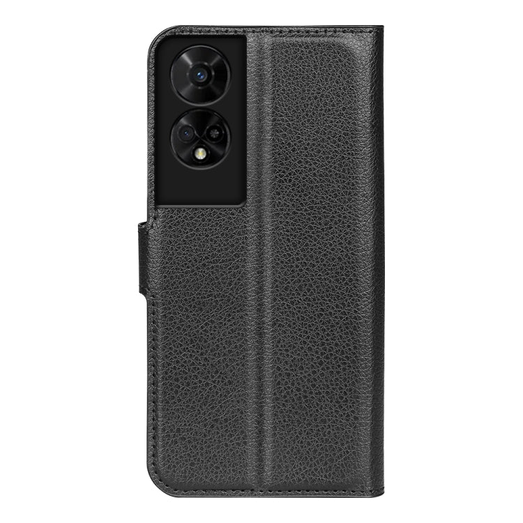 For TCL 50 5G Litchi Texture Horizontal Flip Leather Phone Case with Holder