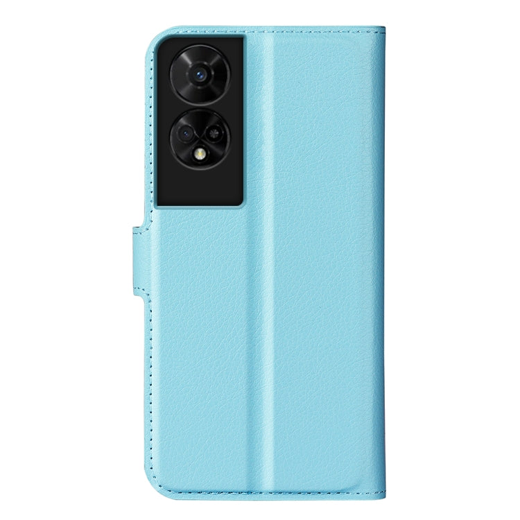 For TCL 50 5G Litchi Texture Horizontal Flip Leather Phone Case with Holder