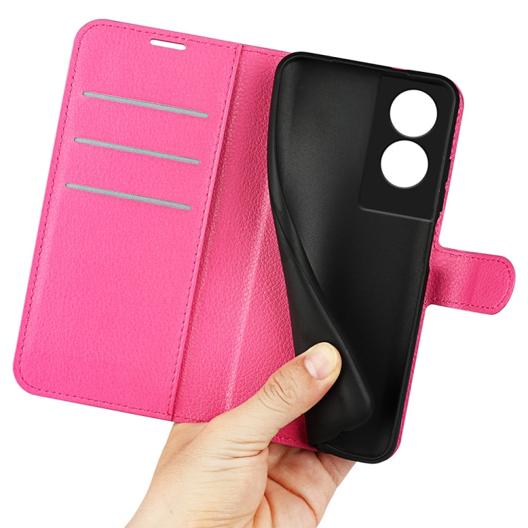 For TCL 50 5G Litchi Texture Horizontal Flip Leather Phone Case with Holder