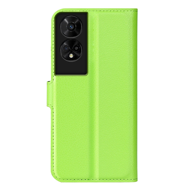 For TCL 50 5G Litchi Texture Horizontal Flip Leather Phone Case with Holder