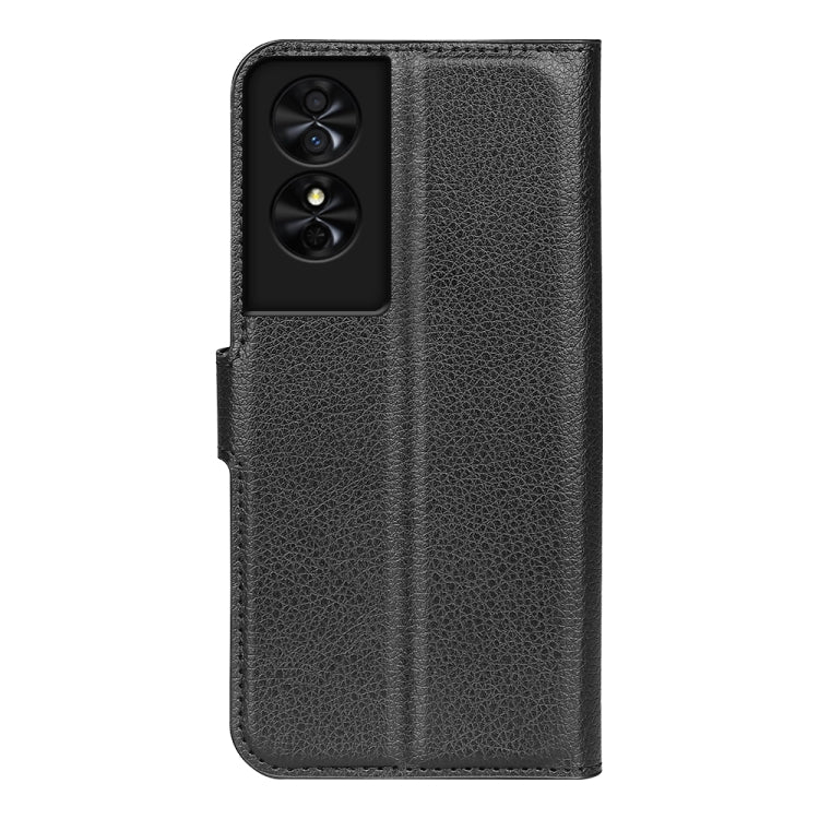 For TCL 50 SE Litchi Texture Horizontal Flip Leather Phone Case with Holder
