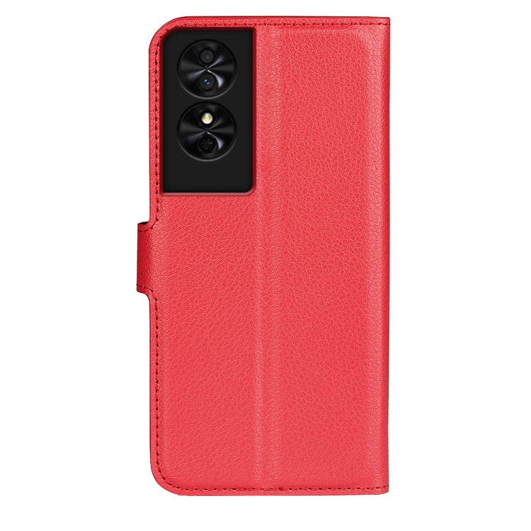 For TCL 50 SE Litchi Texture Horizontal Flip Leather Phone Case with Holder