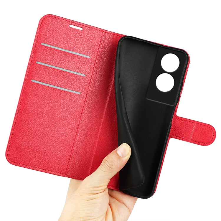For TCL 50 SE Litchi Texture Horizontal Flip Leather Phone Case with Holder