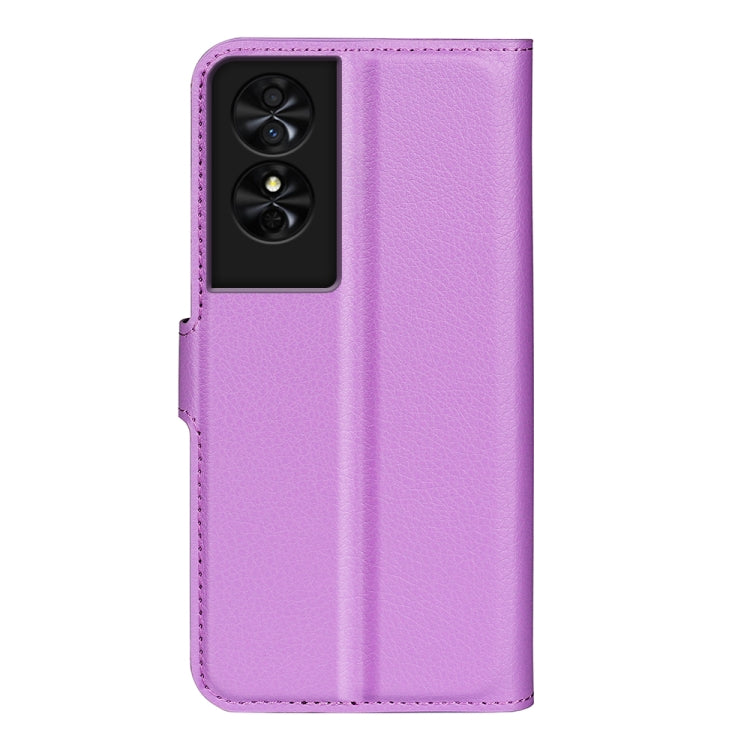 For TCL 50 SE Litchi Texture Horizontal Flip Leather Phone Case with Holder