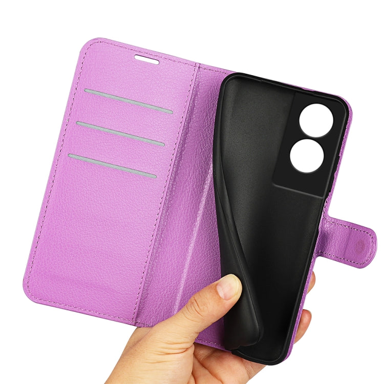 For TCL 50 SE Litchi Texture Horizontal Flip Leather Phone Case with Holder