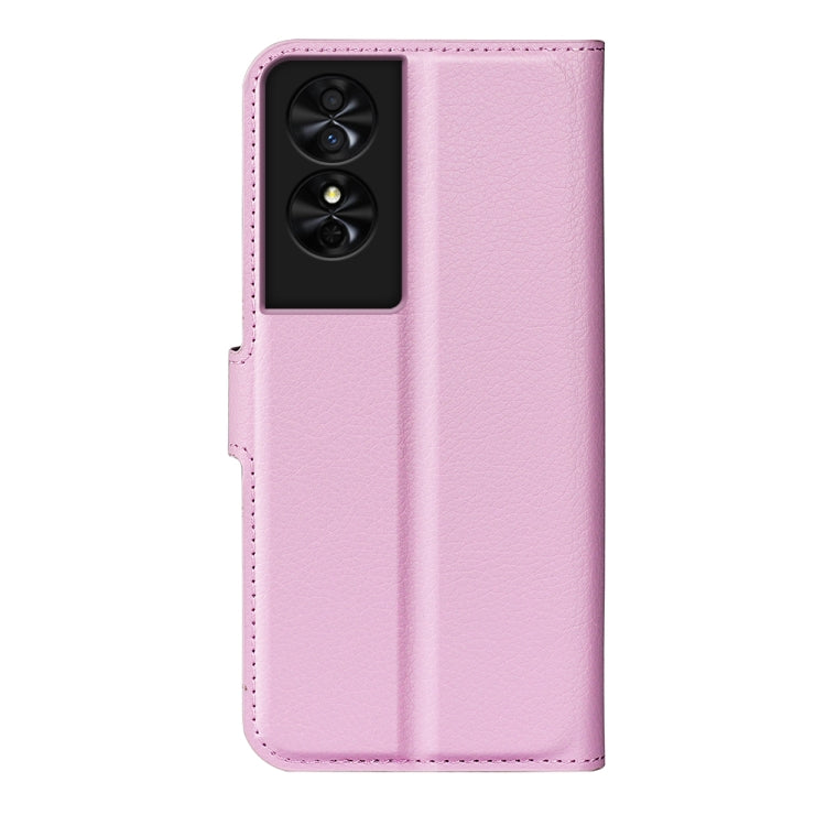 For TCL 50 SE Litchi Texture Horizontal Flip Leather Phone Case with Holder