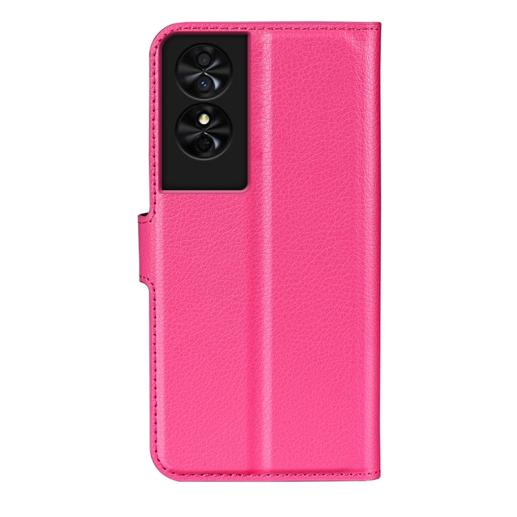 For TCL 50 SE Litchi Texture Horizontal Flip Leather Phone Case with Holder