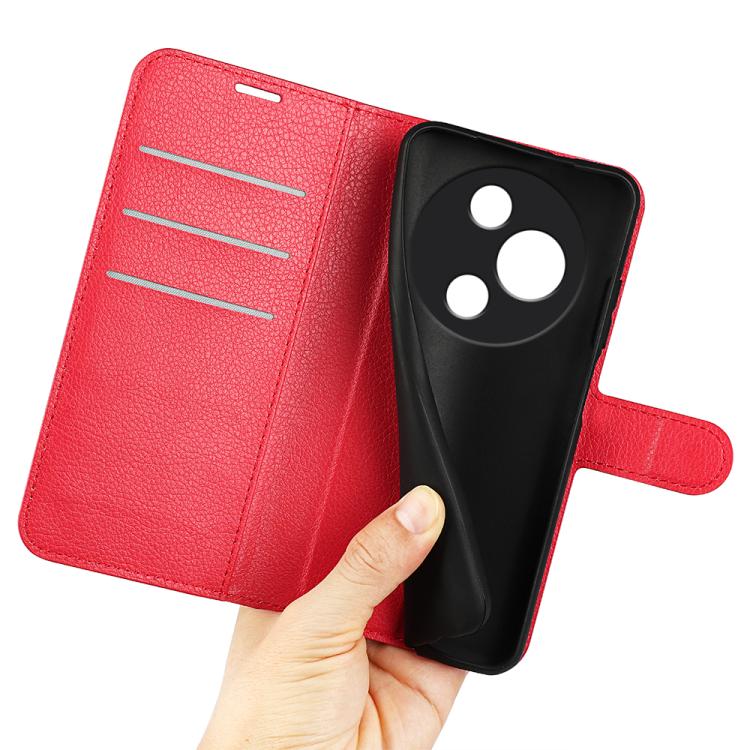 For TCL 605 / 60 SE Litchi Texture Horizontal Flip Leather Phone Case with Holder