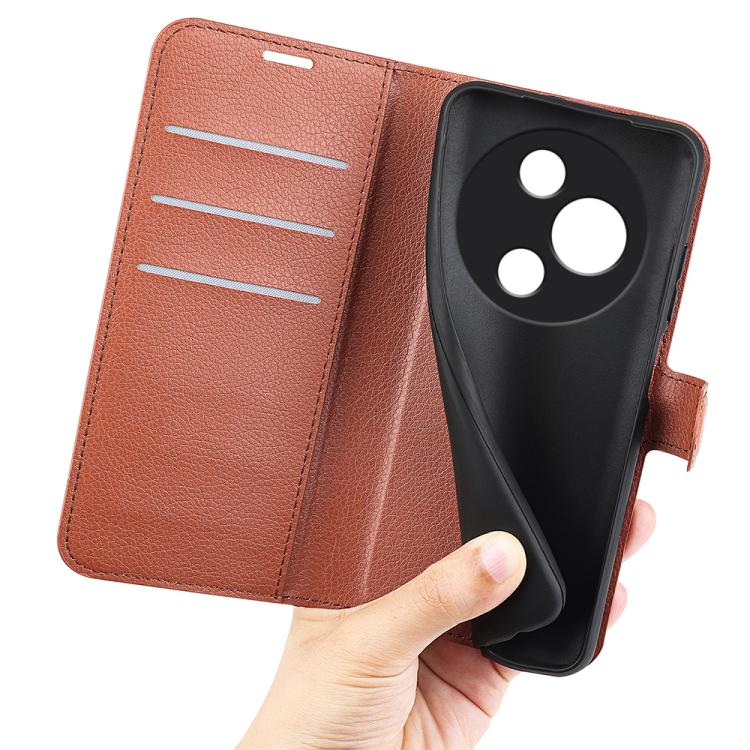 For TCL 605 / 60 SE Litchi Texture Horizontal Flip Leather Phone Case with Holder