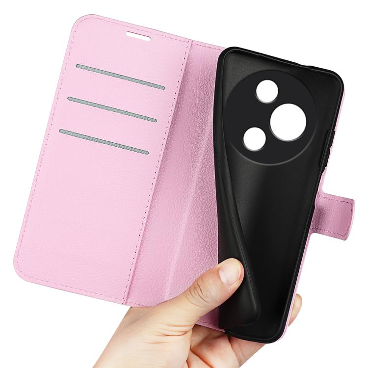 For TCL 605 / 60 SE Litchi Texture Horizontal Flip Leather Phone Case with Holder
