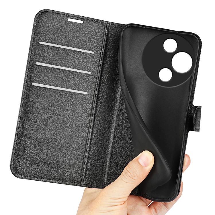 For TCL 60R 5G / 60 5G Litchi Texture Horizontal Flip Leather Phone Case with Holder