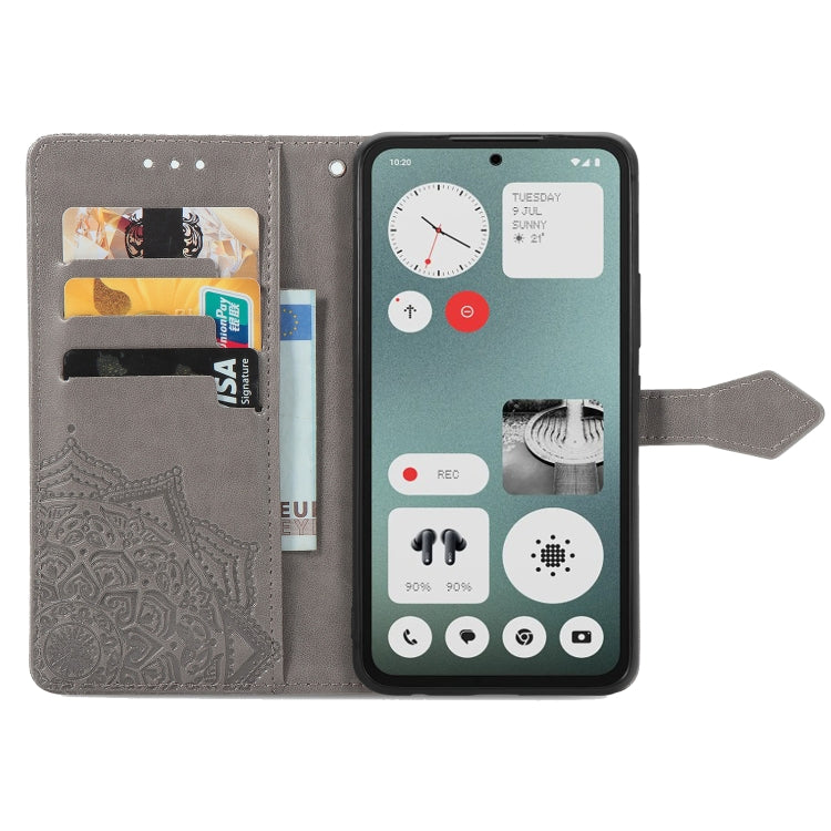 For Nothing CMF Phone 1 Mandala Flower Embossed Leather Phone Case