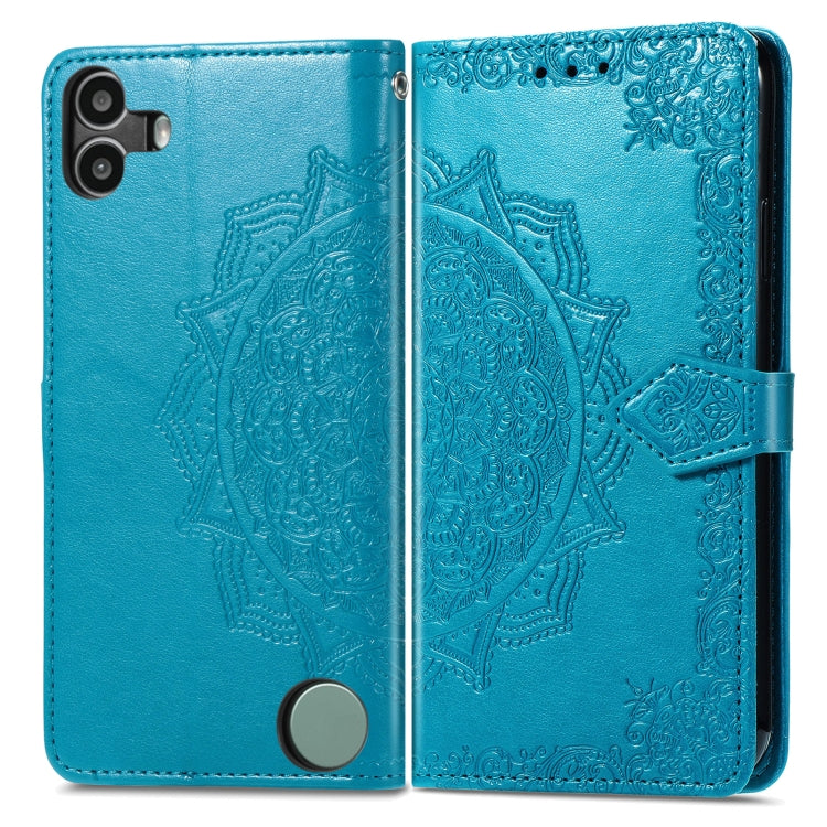 For Nothing CMF Phone 1 Mandala Flower Embossed Leather Phone Case