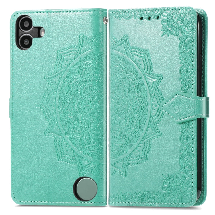For Nothing CMF Phone 1 Mandala Flower Embossed Leather Phone Case