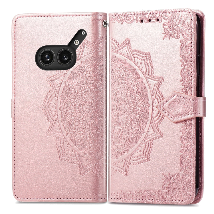For Nothing Phone 2a Plus Mandala Flower Embossed Leather Phone Case