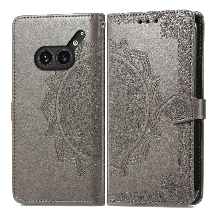 For Nothing Phone 2a Plus Mandala Flower Embossed Leather Phone Case