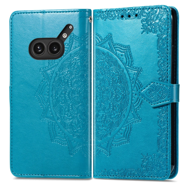 For Nothing Phone 2a Plus Mandala Flower Embossed Leather Phone Case