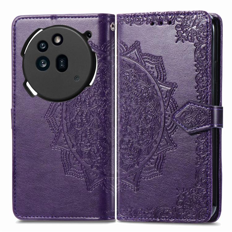 For Nothing Phone 3a Mandala Flower Embossed Leather Phone Case