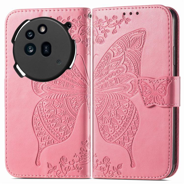 For Nothing Phone 3a Pro Butterfly Love Flower Embossed Leather Phone Case