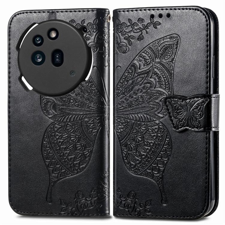 For Nothing Phone 3a Pro Butterfly Love Flower Embossed Leather Phone Case
