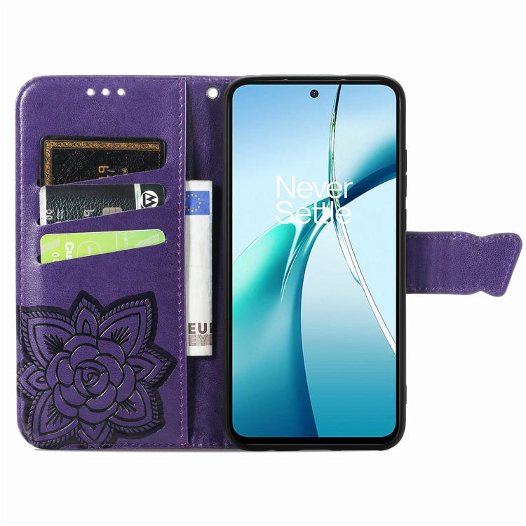 For Nothing Phone 3a Pro Butterfly Love Flower Embossed Leather Phone Case