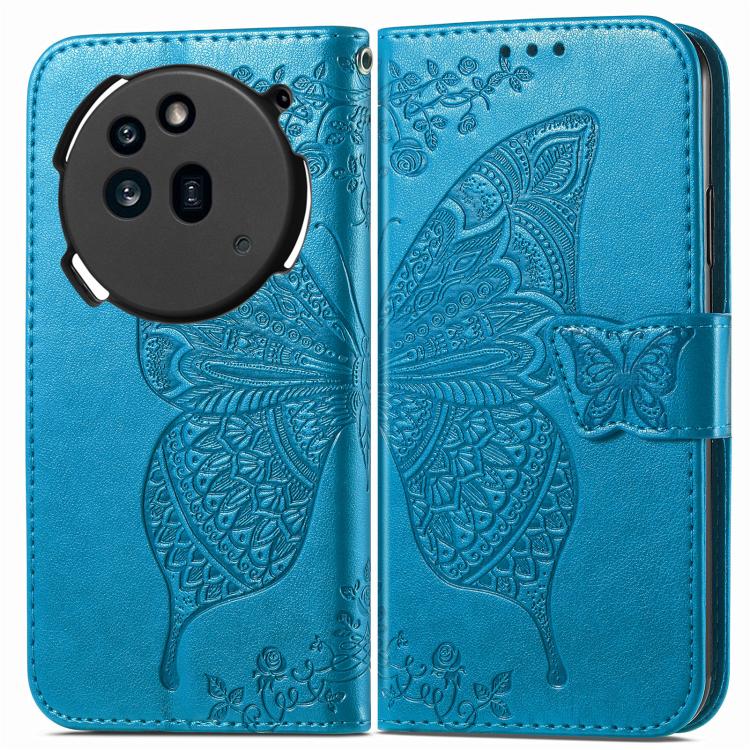 For Nothing Phone 3a Pro Butterfly Love Flower Embossed Leather Phone Case