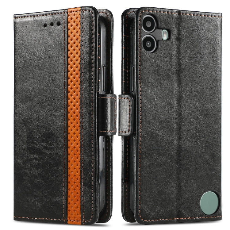 For Nothing CMF Phone 1 CaseNeo Splicing Dual Magnetic Buckle Leather Phone Case