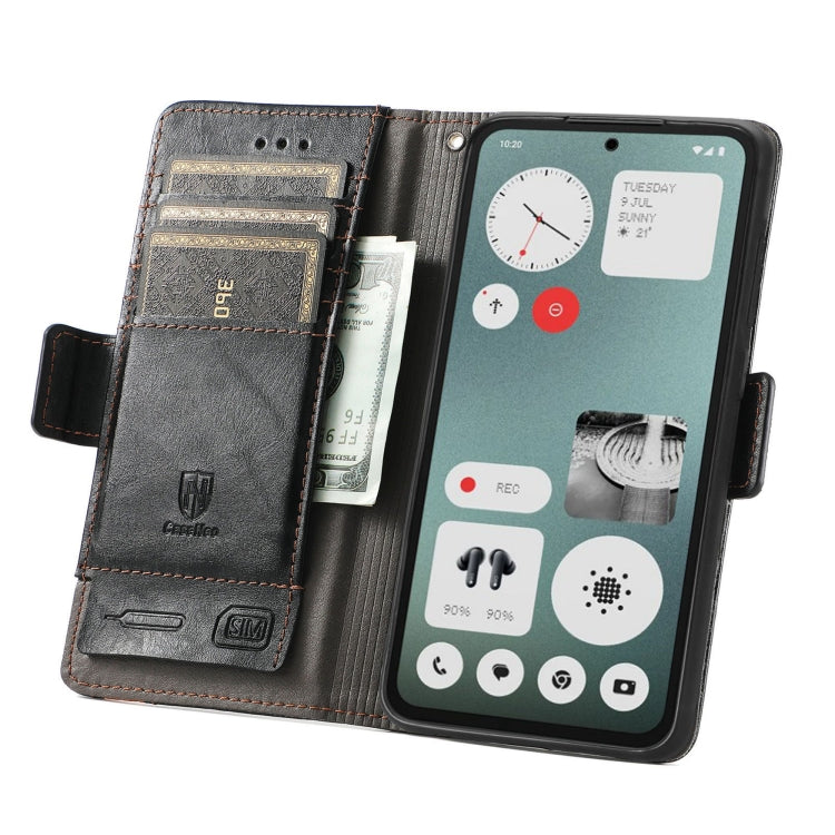 For Nothing CMF Phone 1 CaseNeo Splicing Dual Magnetic Buckle Leather Phone Case