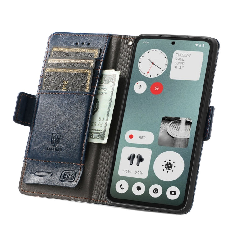 For Nothing CMF Phone 1 CaseNeo Splicing Dual Magnetic Buckle Leather Phone Case