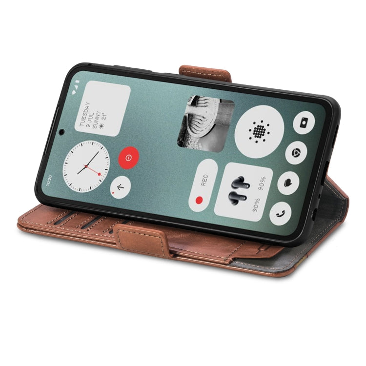 For Nothing CMF Phone 1 CaseNeo Splicing Dual Magnetic Buckle Leather Phone Case