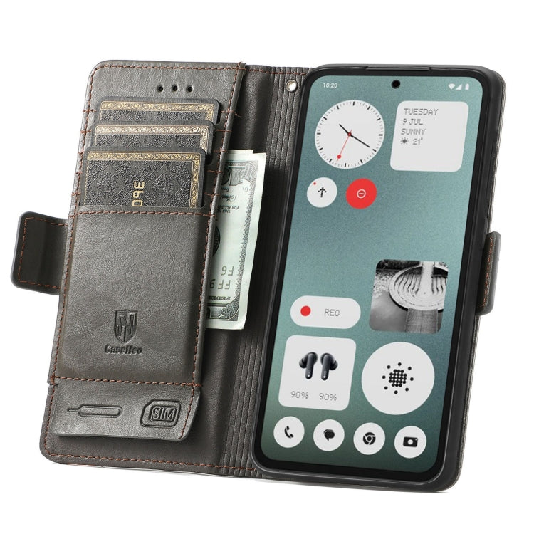 For Nothing CMF Phone 1 CaseNeo Splicing Dual Magnetic Buckle Leather Phone Case