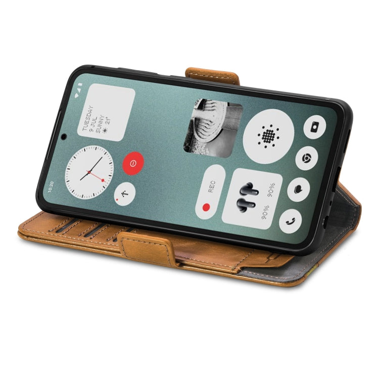 For Nothing CMF Phone 1 CaseNeo Splicing Dual Magnetic Buckle Leather Phone Case