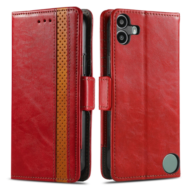 For Nothing CMF Phone 1 CaseNeo Splicing Dual Magnetic Buckle Leather Phone Case