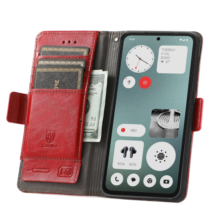 For Nothing CMF Phone 1 CaseNeo Splicing Dual Magnetic Buckle Leather Phone Case