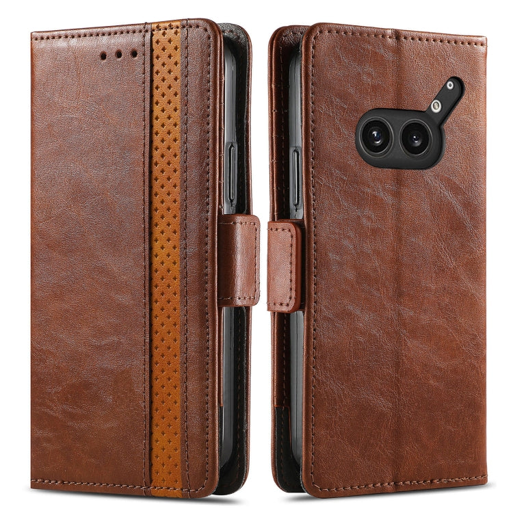 For Nothing Phone 2a Plus CaseNeo Splicing Dual Magnetic Buckle Leather Phone Case